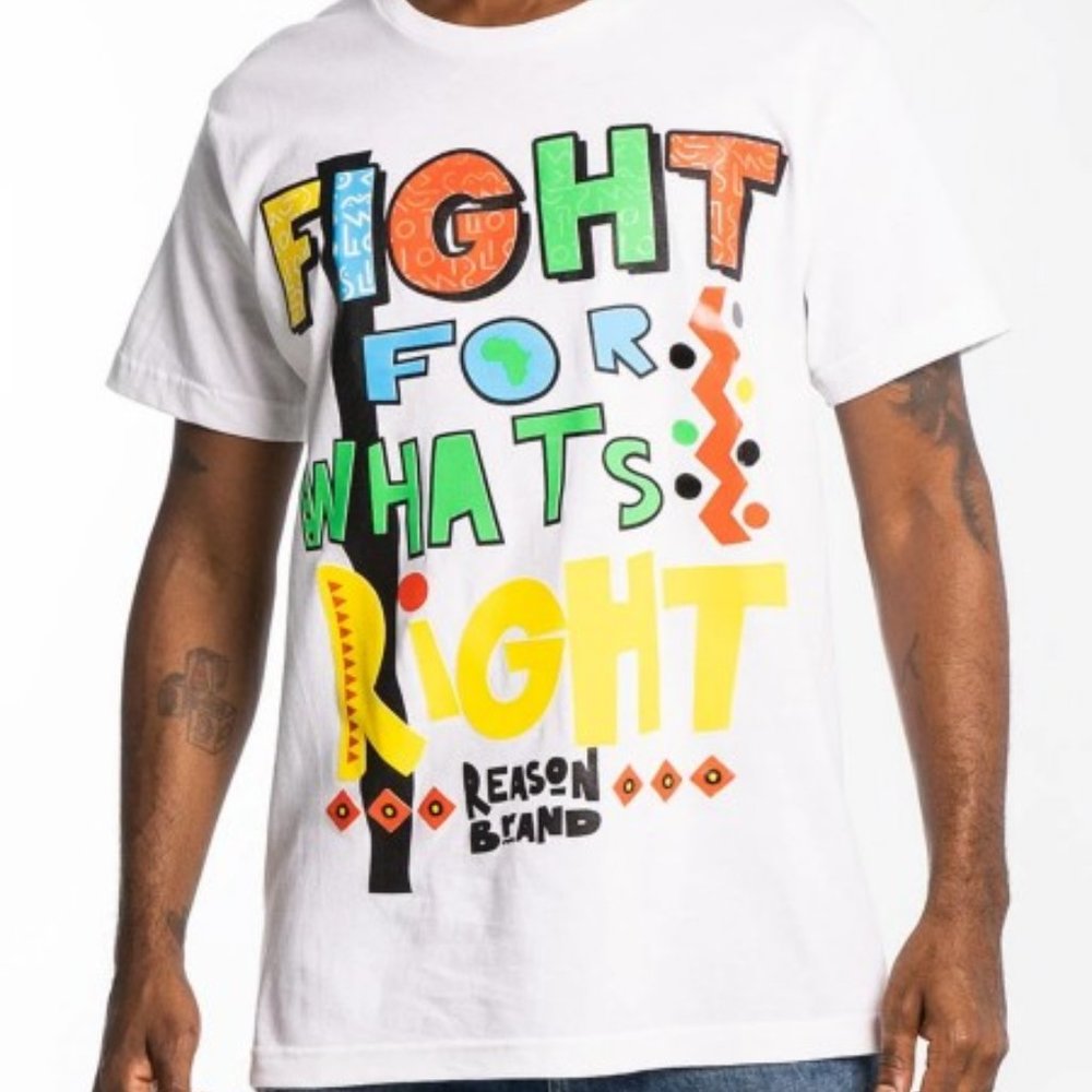 The Reason Fight For What's Right Crew Tee XL NWT